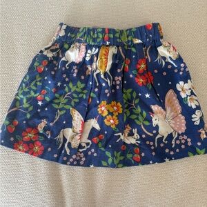 Boden mini girls twirly skirt, pull on NEW WITH TAGS 2-3 years. All over print